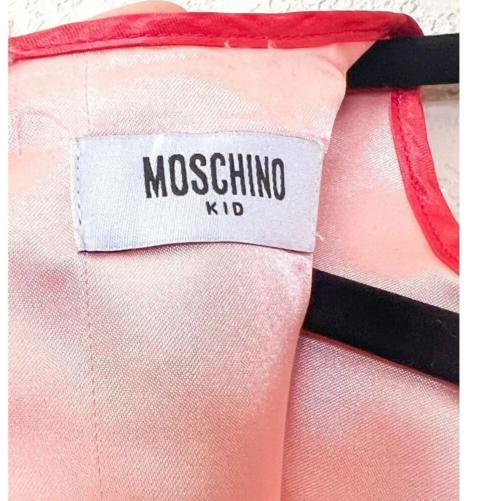 Moschino Kid Girls Vibrant Party Dress Size 5
